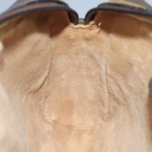 GUCCI GG Supreme Web Sherry Line Clutch Bag PVC Beige 32 014 3553 Auth 109848 - Picture 10 of 16